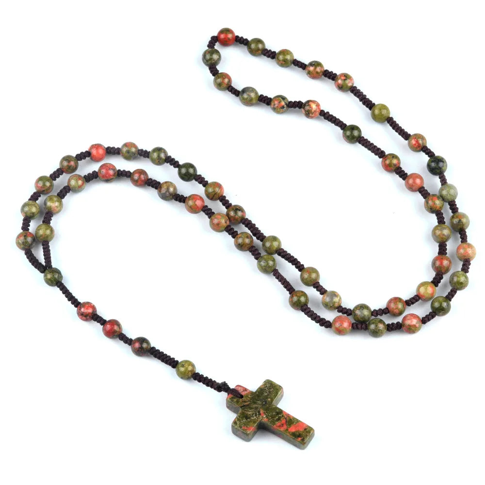 Mixed Crystal Bead Rosary-ToShay.org