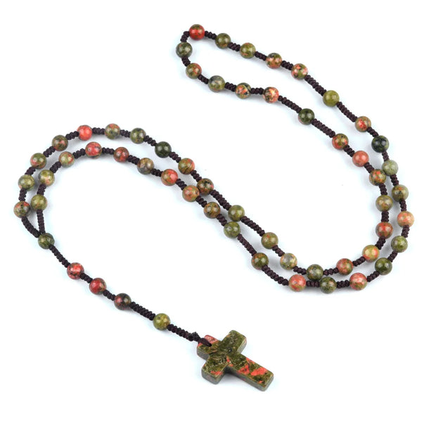 Mixed Crystal Bead Rosary-ToShay.org