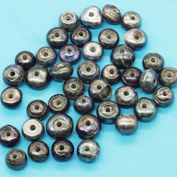 Black Freshwater Pearl Beads-ToShay.org