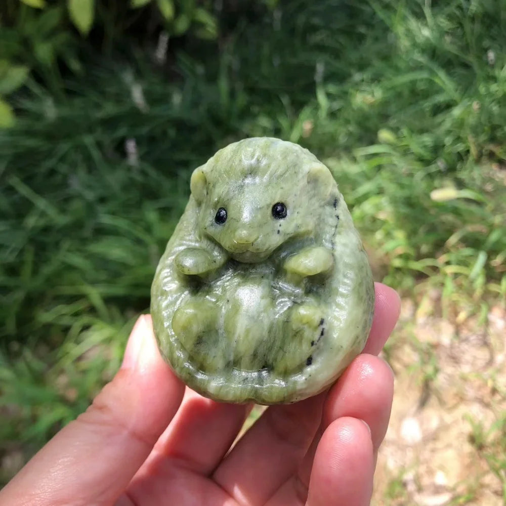 Green Serpentine Hedgehog-ToShay.org