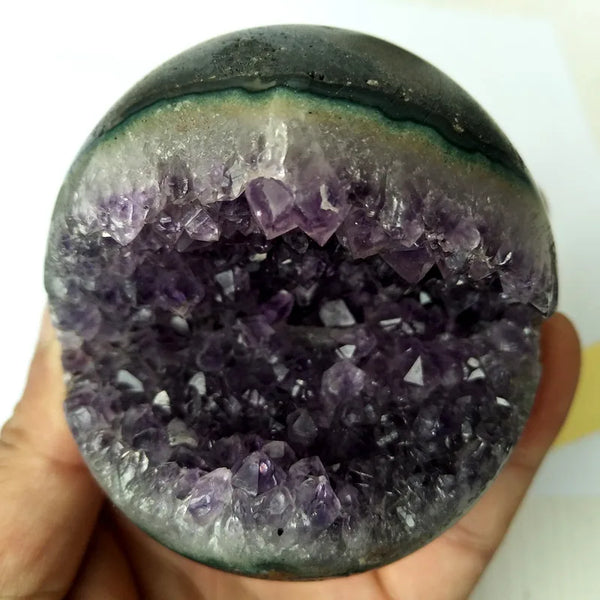 Purple Amethyst Geode Ball-ToShay.org