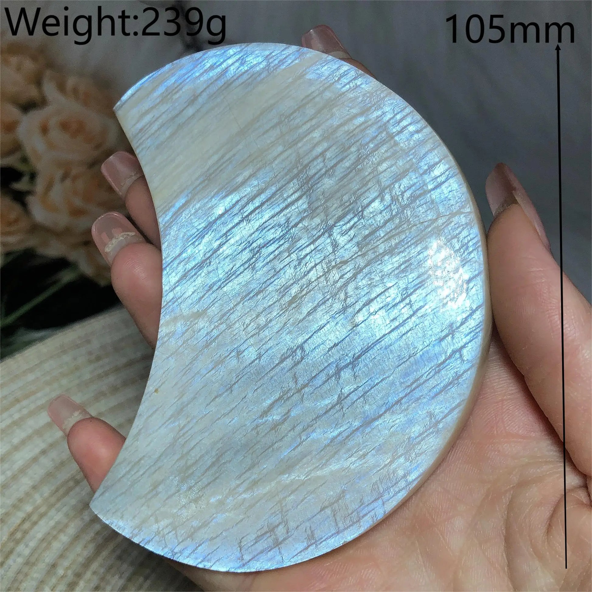 Blue Flash Moonstone Moon-ToShay.org