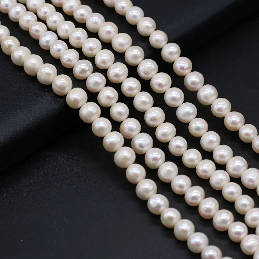 White Freshwater Pearl Beads-ToShay.org