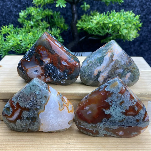 Green Aquatic Agate Geode-ToShay.org