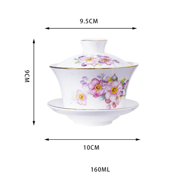 Dehua Gaiwan Porcelain Tea Bowl-ToShay.org