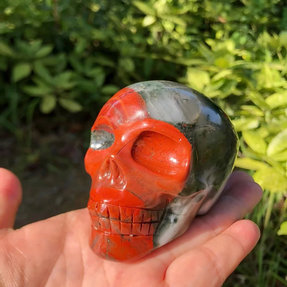 Red Jasper Skull-ToShay.org