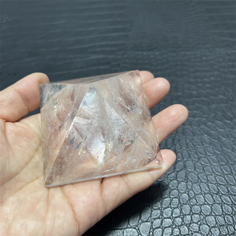 Clear Crystal Pyramid-ToShay.org