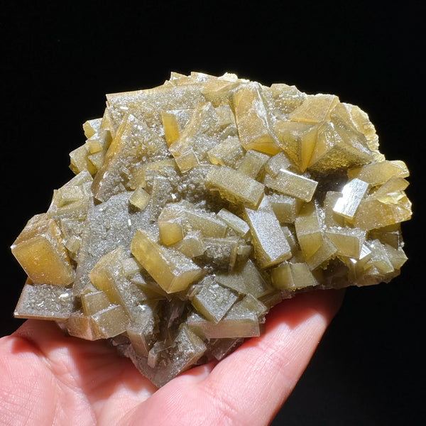 Yellow Barite Drusy Crystal-ToShay.org