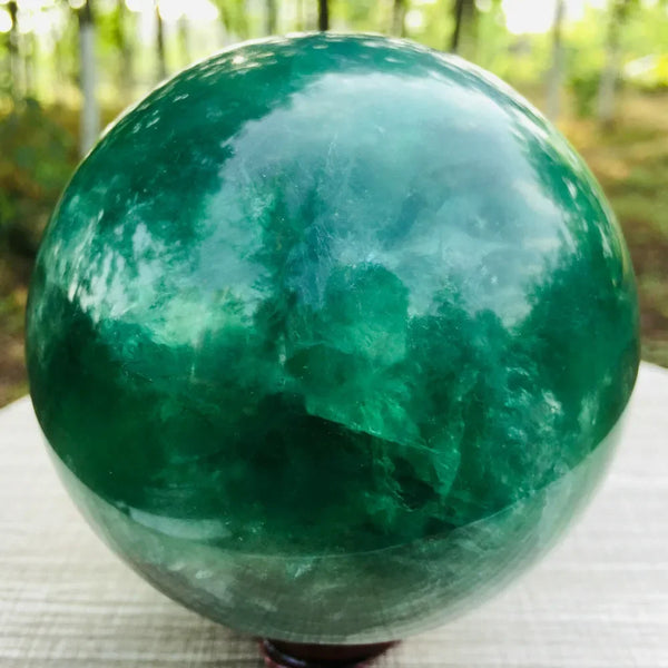 Green Fluorite Ball-ToShay.org