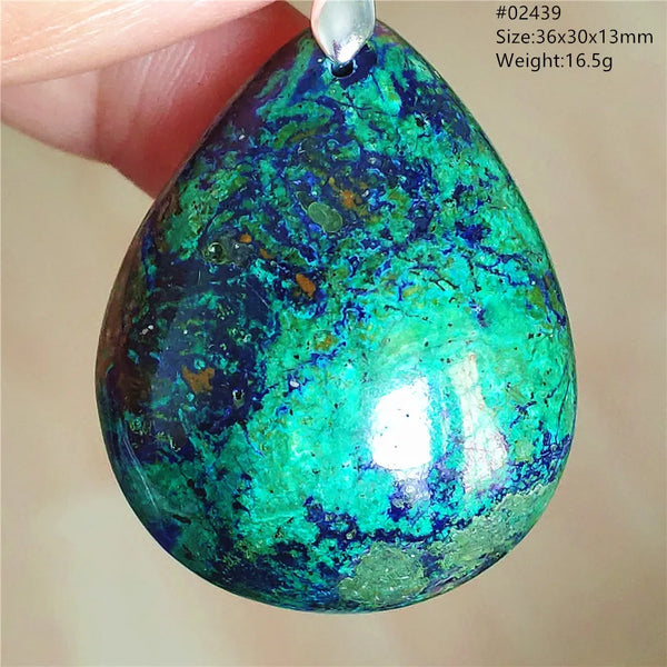 Blue Azulite Pendant-ToShay.org