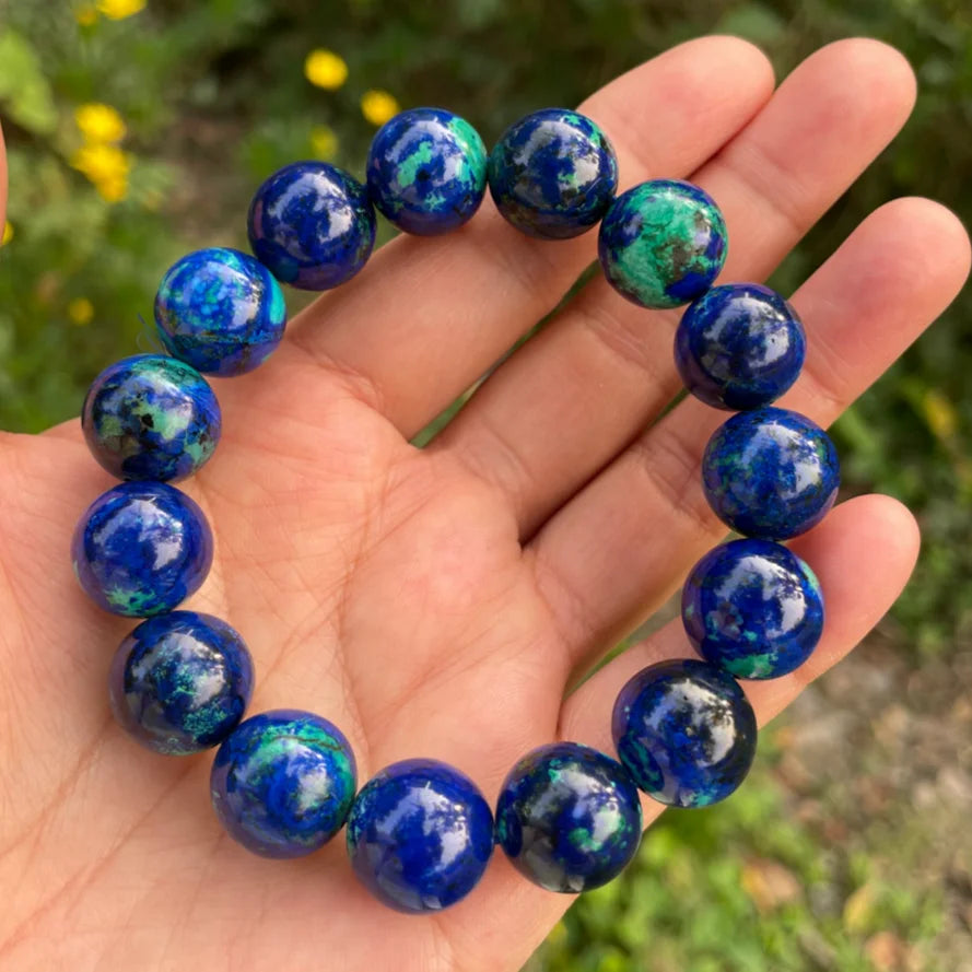 Blue Malachite Azurite Bracelet-ToShay.org