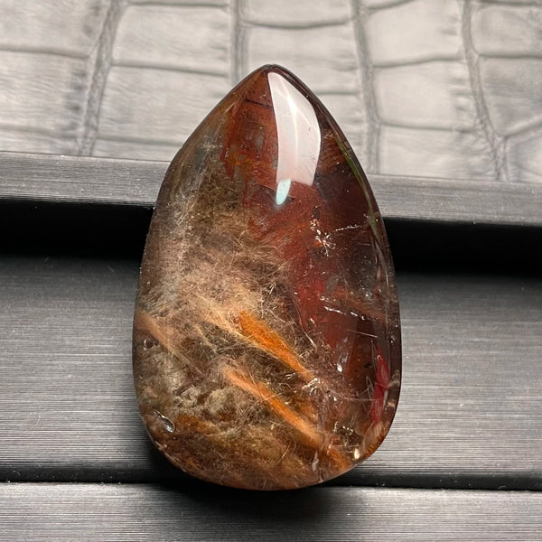 Green Phantom Crystal Pendant-ToShay.org