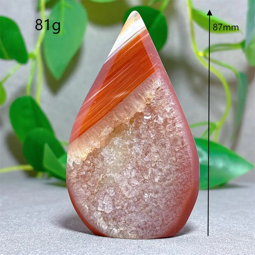 Orange Carnelian Quartz Flame-ToShay.org