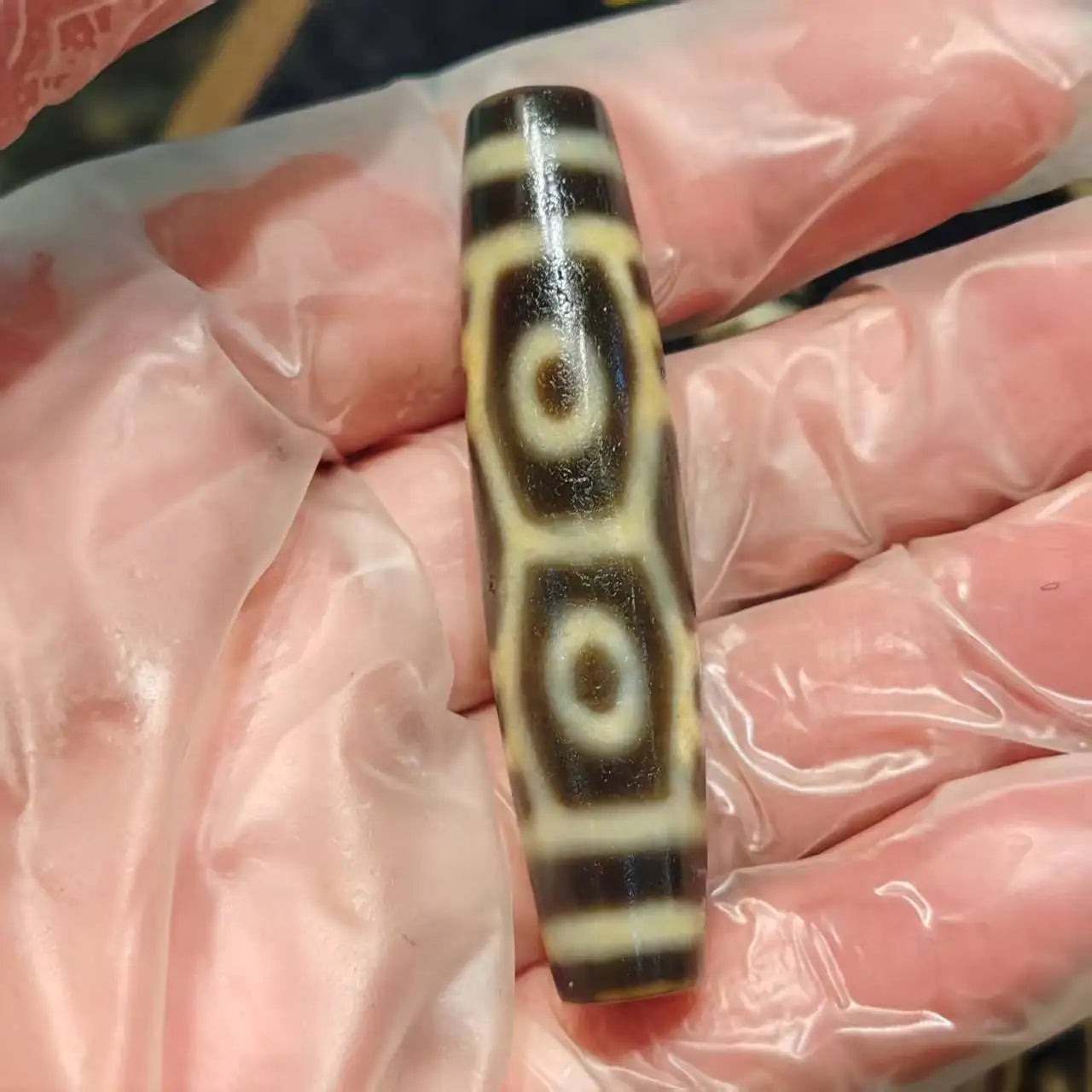 Tibetan Agate Eyes Dzi-ToShay.org