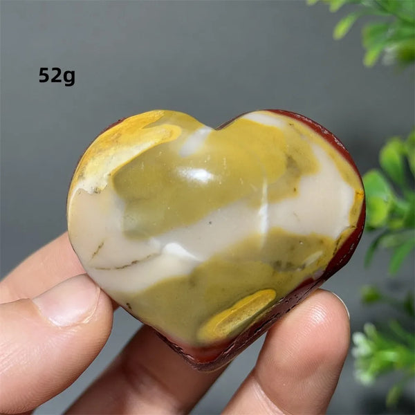 Yellow Mookaite Heart-ToShay.org