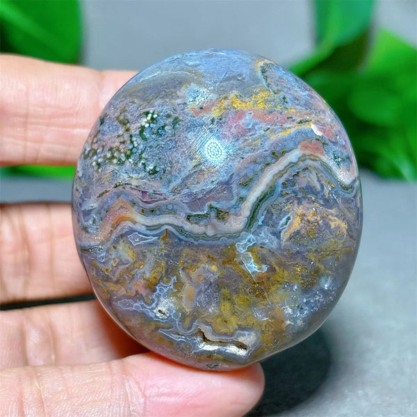 Ocean Jasper Palm Stone-ToShay.org