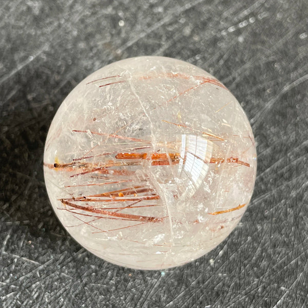 Gold Rutilated Quartz Ball-ToShay.org