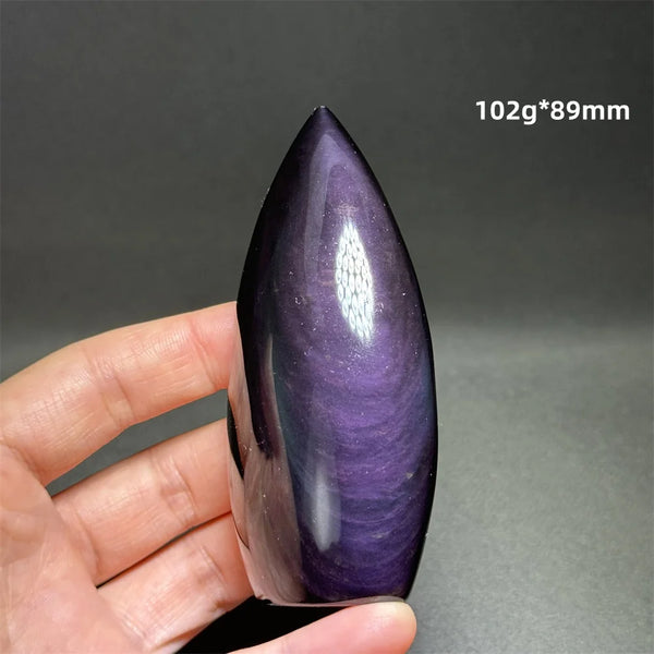 Rainbow Obsidian Torch-ToShay.org