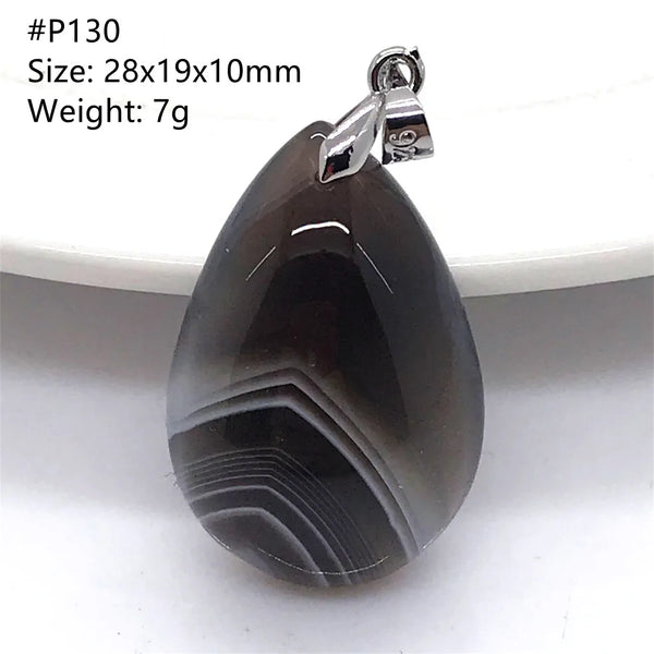 Black Lace Agate Pendant-ToShay.org