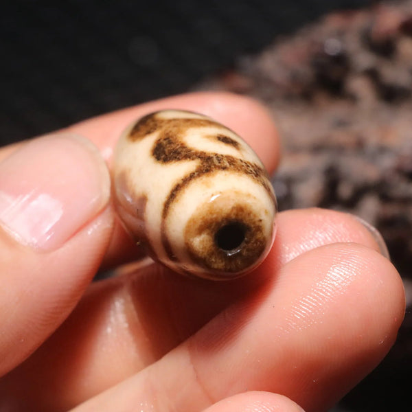 Tibetan Agate Eye Dzi Bead-ToShay.org
