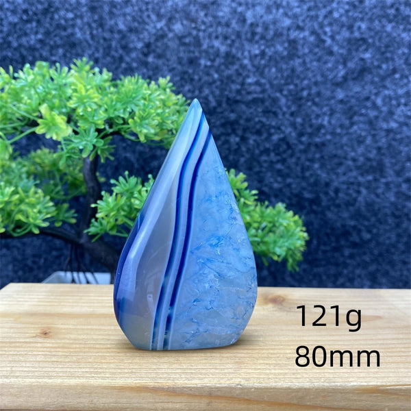 Blue Agate Torch-ToShay.org