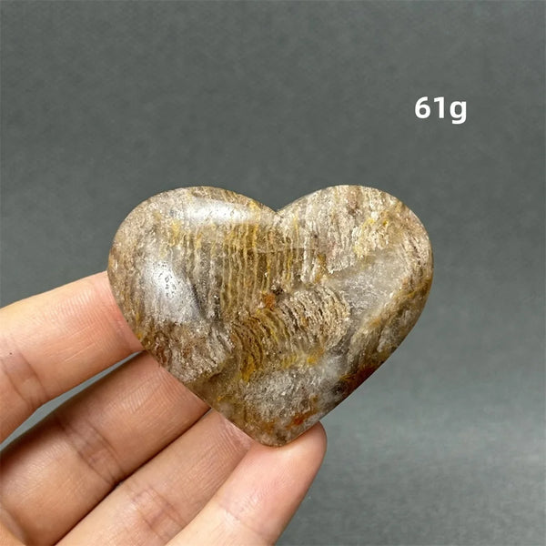 Green Ghost Quartz Heart-ToShay.org