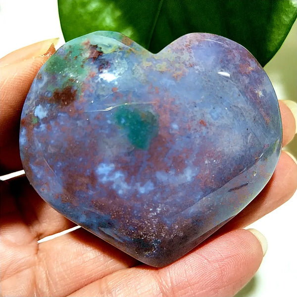 Green Moss Agate Heart-ToShay.org