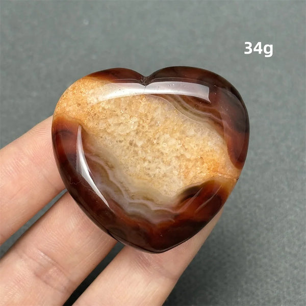 Orange Carnelian Heart-ToShay.org