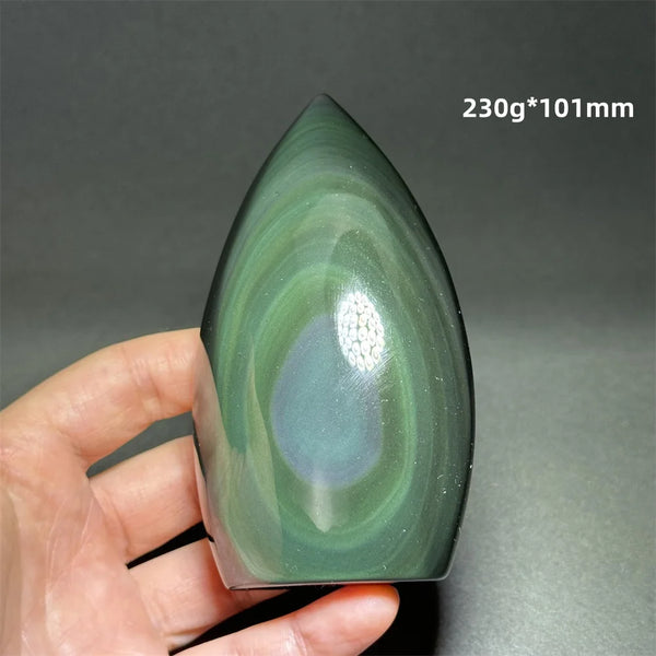 Rainbow Obsidian Torch-ToShay.org