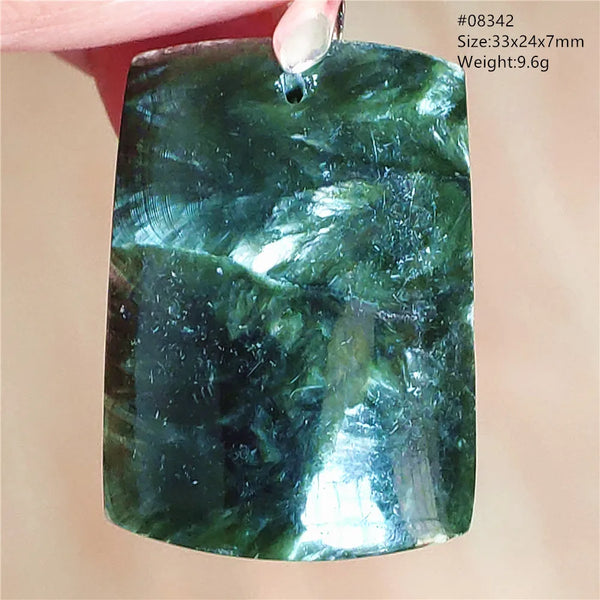 Green Seraphinite Pendant-ToShay.org