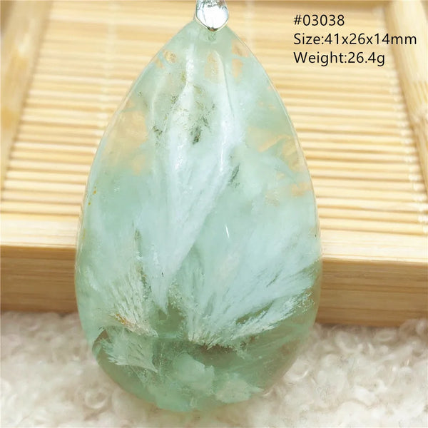 Green Blue Fluorite Pendant-ToShay.org