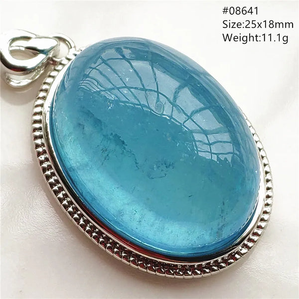 Blue Aquamarine Pendant-ToShay.org