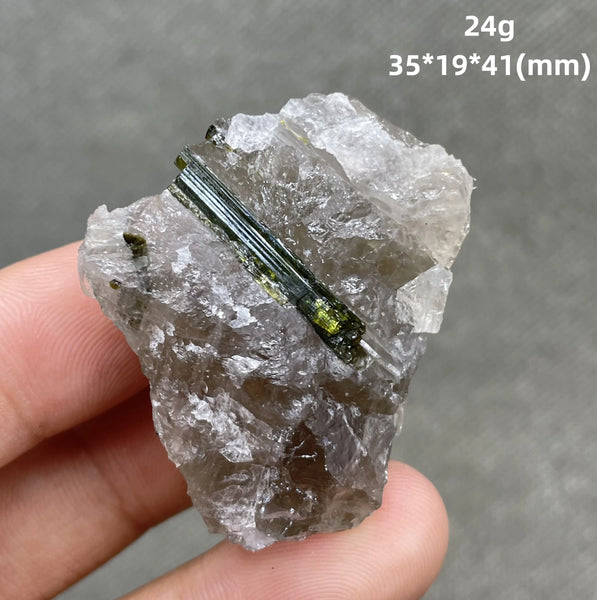 Green Tourmaline Crystal-ToShay.org
