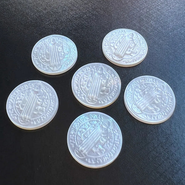 White Shell Religious Pendants-ToShay.org