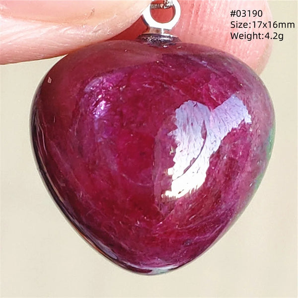 Red Ruby Zoisite Pendant-ToShay.org