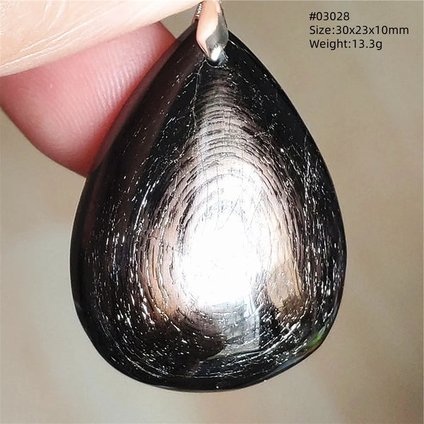 Black Hypersthene Pendant-ToShay.org