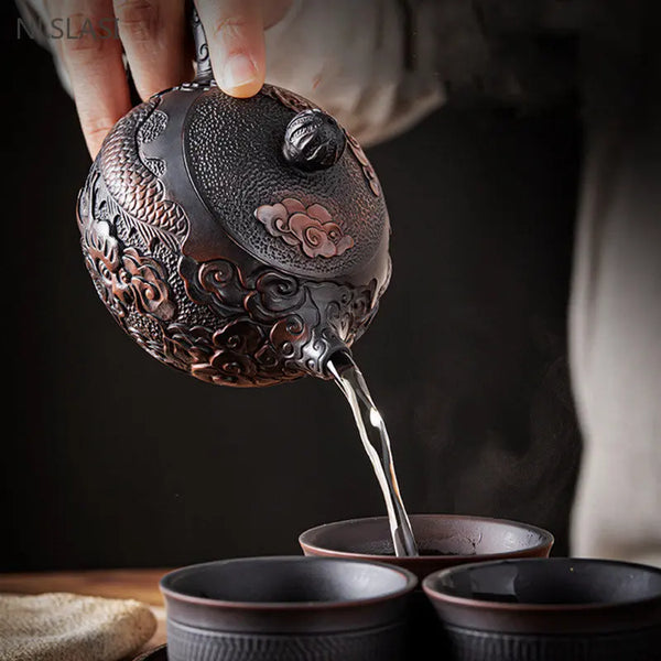 Dragon Clay Tea Pot-ToShay.org