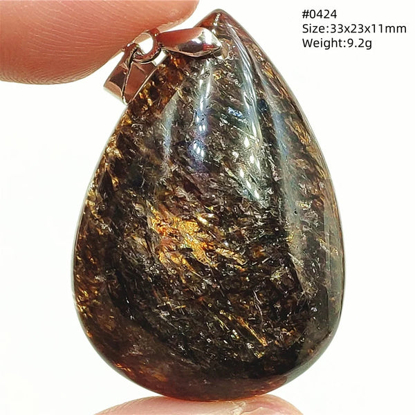 Black Rutilated Copper Quartz-ToShay.org