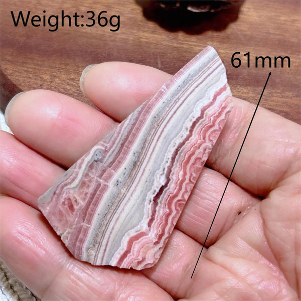 Pink Rhodochrosite Slab-ToShay.org