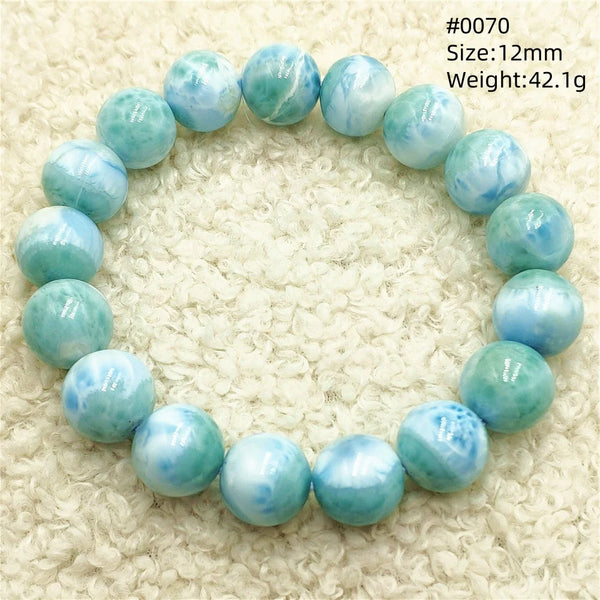 Blue Larimar Bead Bracelet-ToShay.org