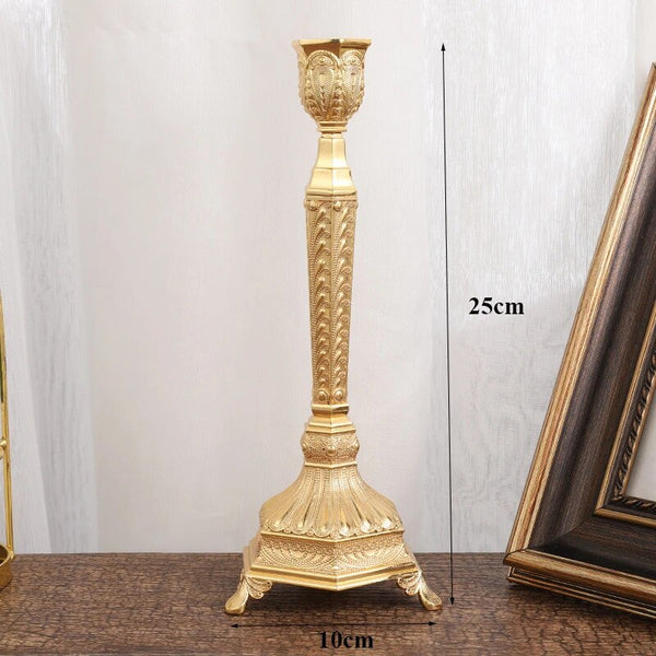 Mixed Embossed Candlesticks-ToShay.org