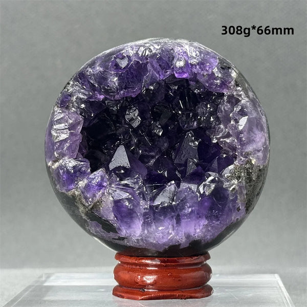 Purple Amethyst Cluster Ball-ToShay.org