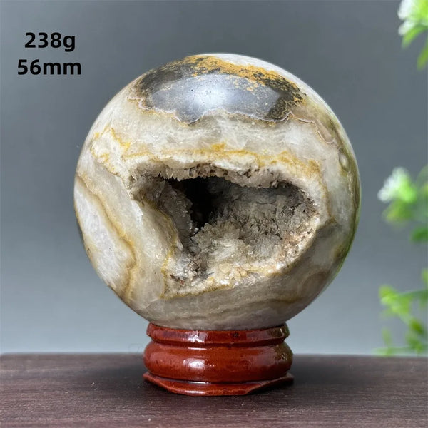 Ocean Jasper Geode Ball-ToShay.org