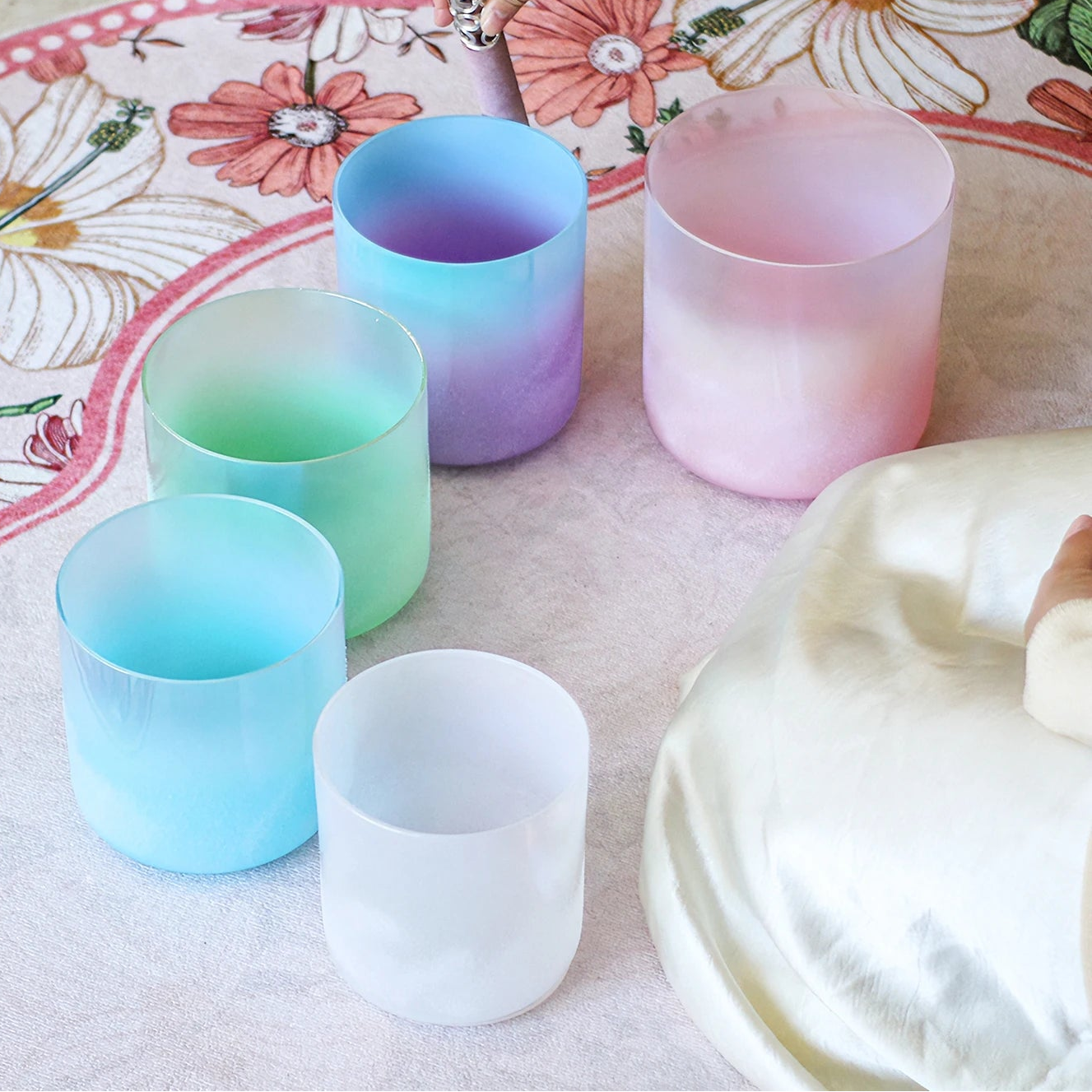 Mixed Crystal Singing Bowl Set-ToShay.org