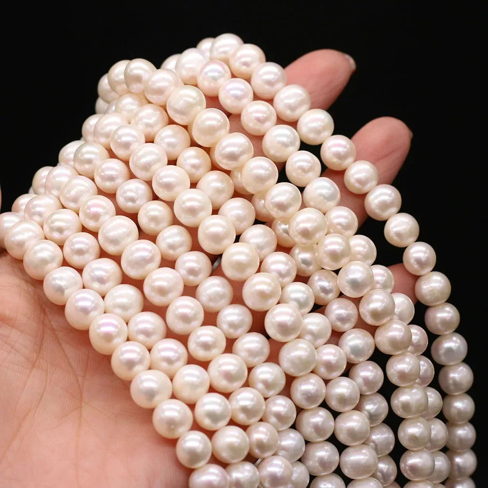 White Freshwater Pearl Beads-ToShay.org