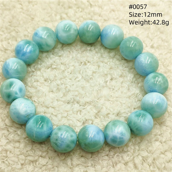 Blue Larimar Bead Bracelet-ToShay.org