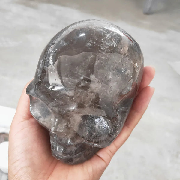 Smoky Quartz Crystal Skull-ToShay.org