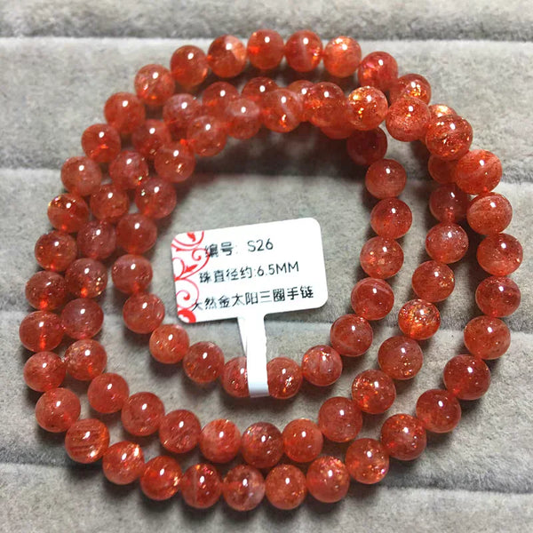 Orange Strawberry Quartz Bracelet-ToShay.org