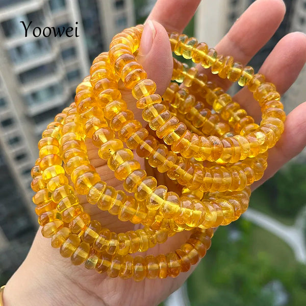 Yellow Amber Bracelet-ToShay.org