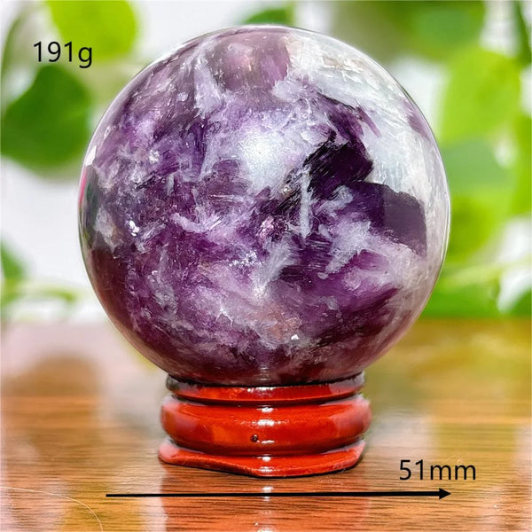 Purple Lepidolite Ball-ToShay.org